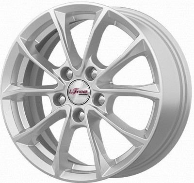 Авто диск Ifree Джет Нео-Классик 5x108 R16 литой серебристый et50 d63,4