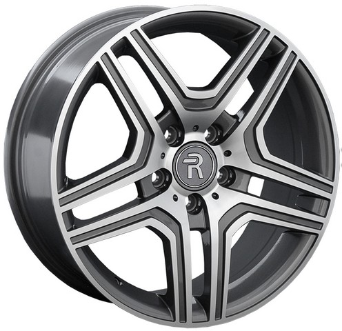Авто диск Replay Mr67 5x112 R20 литой серебристый темный с полировкой et53 d66,6