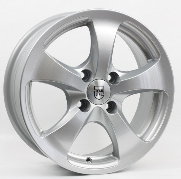 Авто диск Tech Line 403 4x98 R14 литой серебристый et32 d58,6