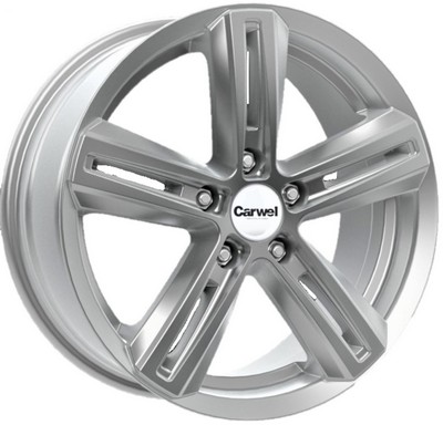 Авто диск Carwel Гамма 5x114,3 R15 литой серебристый et40 d66,1