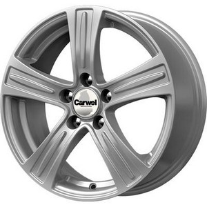 Авто диск Carwel Лямбда 5x112 R15 литой серебристый et43 d66,6