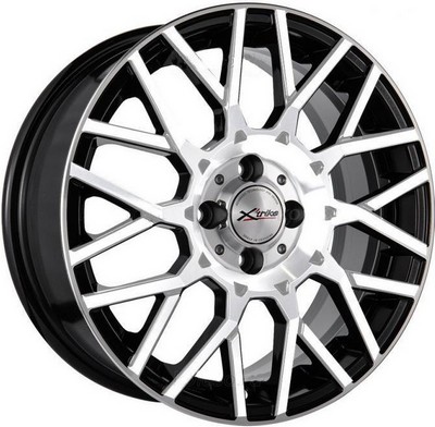 Авто диск X'Trike X-125 4x100 R16 литой черный с полировкой et48 d54,1