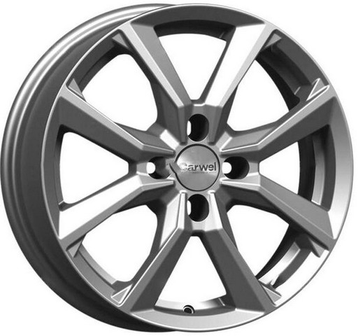 Авто диск Carwel Сегун 4x100 R16 литой серебристый et43 d67,1