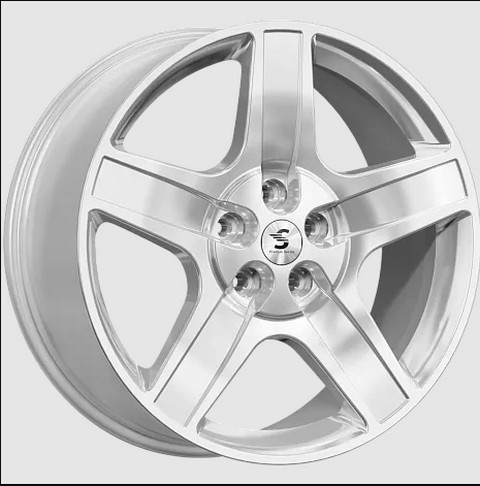 Авто диск Skad Кр008 Селена 5x108 R20 литой серебристый et45 d63,4