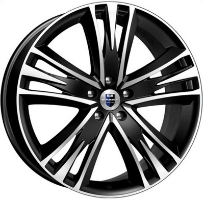 Авто диск K&K Атлас Алмаз Черный 5x108 R20 литой черный с полировкой et45 d63,4
