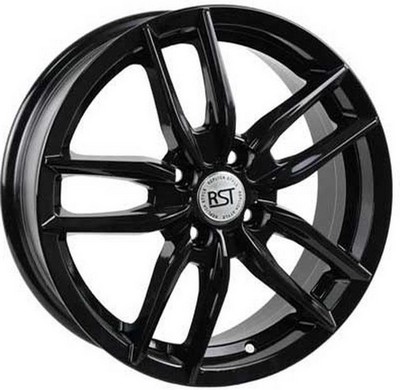 Авто диск Rst R076 4x100 R16 литой черный et48 d54,1