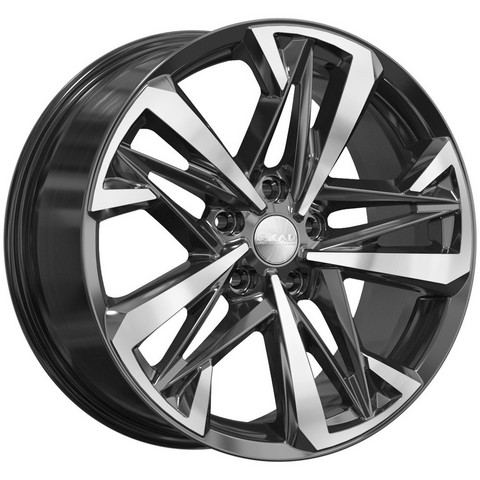 Авто диск Skad Ультима Алмаз 5x108 R18 литой черный с полировкой et50 d63,4