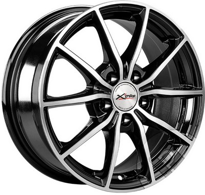 Авто диск X'Trike X-111 5x114,3 R15 литой черный с полировкой et38 d54,1