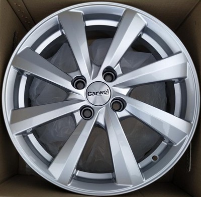 Авто диск Carwel Селигер 4x100 R16 литой серебристый et41 d60,1