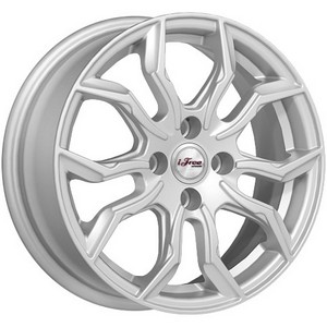 Авто диск Ifree Бохо Нео-Классик 4x98 R15 литой серебристый et35 d58,6