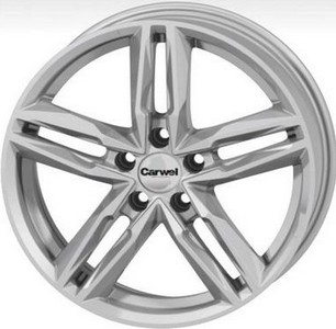 Авто диск Carwel Малык 5x115 R18 литой серебристый et40 d70,3