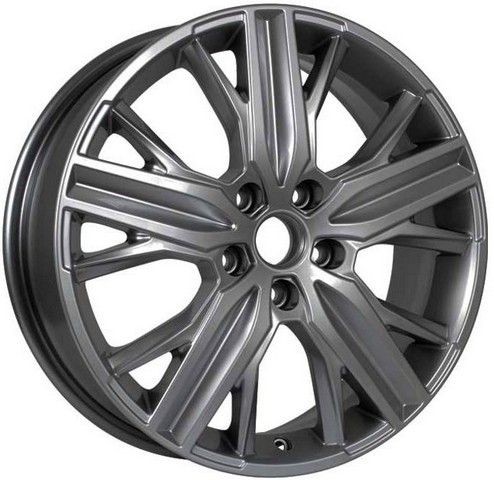 Авто диск Skad Kl375 Графит 5x112 R18 литой серебристый темный et38 d66,6