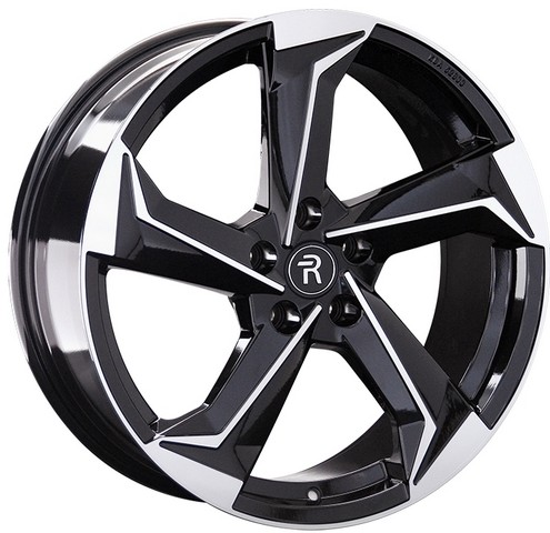 Авто диск Replay Mr304 5x112 R18 литой черный с полировкой et43 d66,6