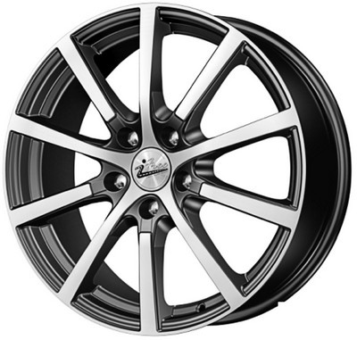 Авто диск Ifree Big Byz Блэк Джек 5x114,3 R17 литой черный с полировкой et40 d66,1