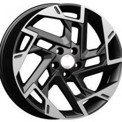 Авто диск Vector 270 5x114,3 R19 литой черный с полировкой et51 d67,1