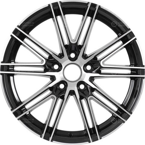 Авто диск Rst R187 5x114,3 R17 литой черный с полировкой et45 d60,1
