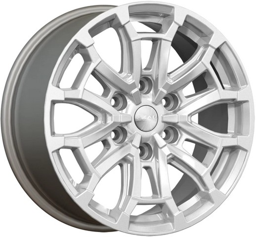 Авто диск Skad Авилис Селена 6x114,3 R18 литой серебристый et30 d66,1